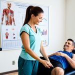 **

"A friendly physical therapist in a brightly lit clinic, demonstrating a safe and effective exercise to a fully clothed patient. The therapist is wearing professional attire, and the patient is in modest athletic wear. Background includes exercise equipment and anatomical charts. Focus on proper form and a supportive environment. Safe for work, appropriate content, perfect anatomy, natural pose, family-friendly, well-formed hands, proper finger count, professional photography, high quality."

**