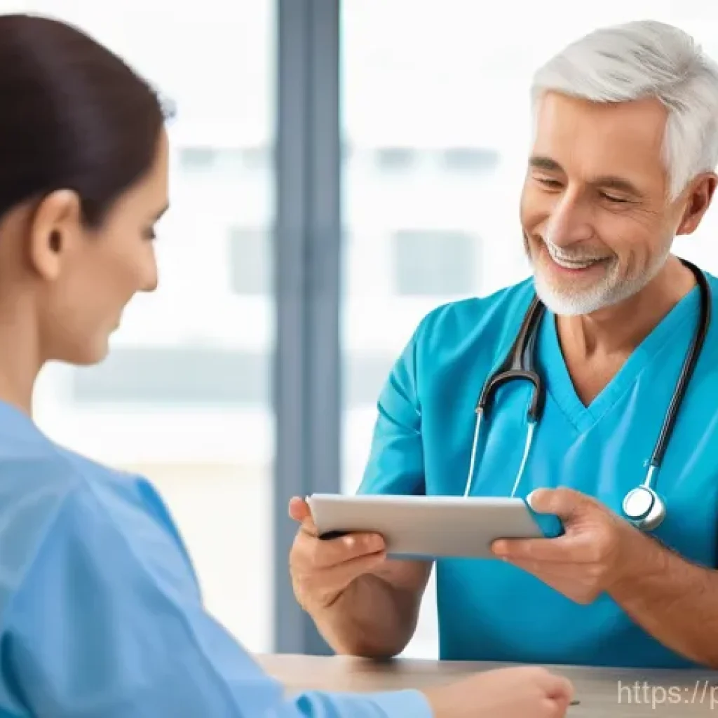 물리치료사의 직업적 성장 사례 - **Prompt 1: Innovative Telehealth Physiotherapy Session**
"A professional, empathetic female phy...