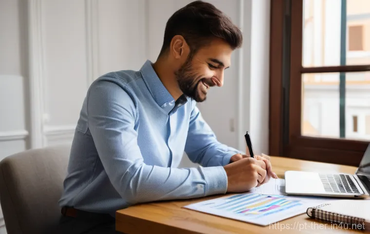 물리치료사의 첫 월급 사용기 - Prompt 1: The First Salary: Financial Clarity and Hope**