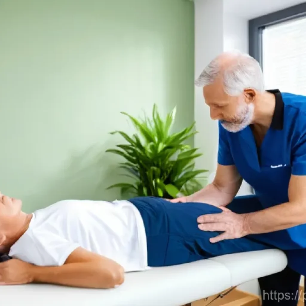 물리치료사의 자기 홍보 전략 - **Prompt 1: Empathy and Professional Connection in Physiotherapy**
"A professional female physio...